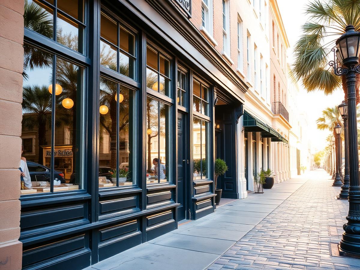 Downtown Charleston storefront